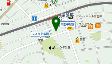 HAIR & MAKE EARTH 常盤平店の地図画像
