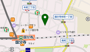 HAIR & MAKE EARTH coiffure beaute国分寺店の地図画像