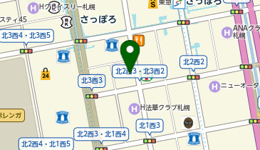 HAIR & MAKE EARTH 札幌駅前店の地図画像