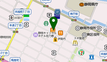 HAIR & MAKE EARTH 静岡駅前店の地図画像