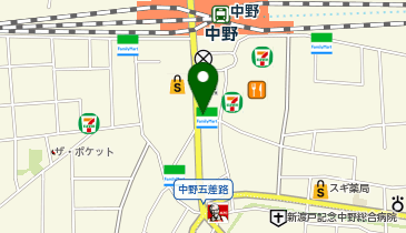 HAIR & MAKE EARTH 中野店の地図画像