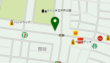 HAIR & MAKE EARTH 福島イオン通り店の地図画像