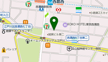 HAIR & MAKE EARTH 西葛西店の地図画像