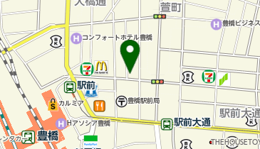 HAIR & MAKE EARTH 豊橋店の地図画像