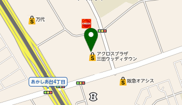 HAIR & MAKE EARTH 三田南ウッディタウン店の地図画像