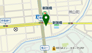 HAIR & MAKE EARTH 新瑞橋店の地図画像