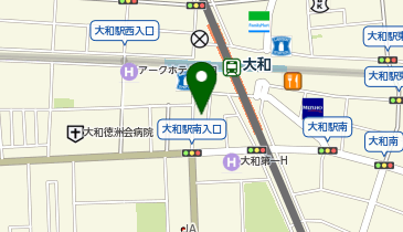 HAIR & MAKE EARTH 大和店の地図画像