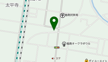 HAIR & MAKE EARTH 南福島店の地図画像