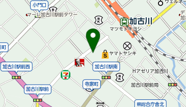 HAIR & MAKE EARTH 加古川店の地図画像