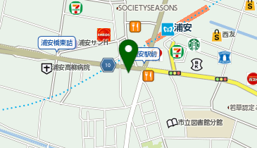 HAIR & MAKE EARTH 浦安店の地図画像