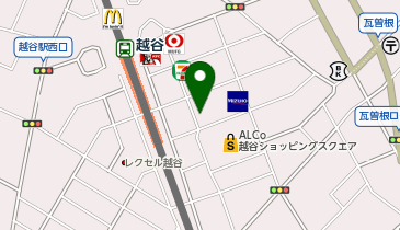 HAIR & MAKE EARTH 越谷店の地図画像