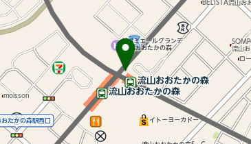 HAIR & MAKE EARTH 流山おおたかの森店の地図画像