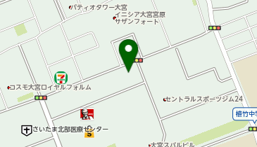HAIR & MAKE EARTH 大宮宮原店の地図画像