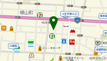 HAIR & MAKE EARTH 八王子店の地図画像