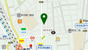 HAIR & MAKE EARTH 赤羽店の地図画像