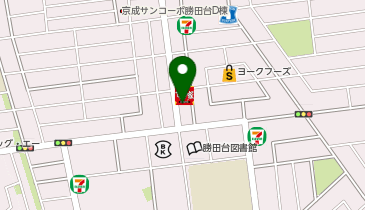 HAIR & MAKE EARTH 勝田台店の地図画像