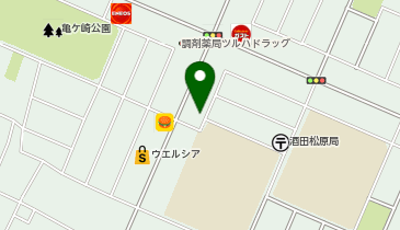 HAIR & MAKE EARTH 酒田店の地図画像