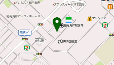 HAIR & MAKE EARTH 稲毛海岸店の地図画像
