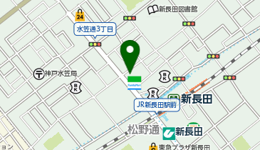 HAIR & MAKE EARTH 新長田店の地図画像