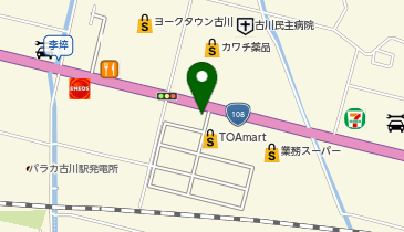 HAIR & MAKE EARTH 古川店の地図画像