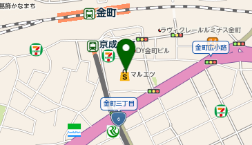 HAIR & MAKE EARTH 金町店の地図画像