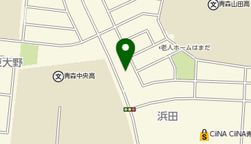 HAIR & MAKE EARTH 青森浜田店の地図画像