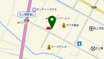 HAIR & MAKE EARTH 北上店の地図画像