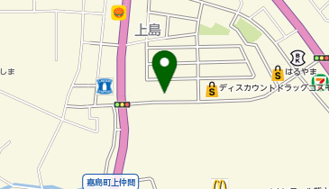 HAIR & MAKE EARTH 熊本嘉島店の地図画像