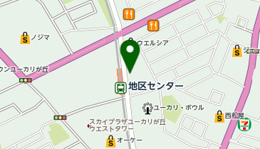 HAIR & MAKE EARTH ユーカリが丘店の地図画像