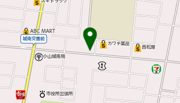 HAIR & MAKE EARTH coiffure beaute 小山店の地図画像