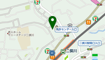 HAIR & MAKE EARTH 二俣川店の地図画像