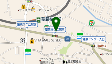 HAIR & MAKE EARTH 聖蹟桜ケ丘店の地図画像