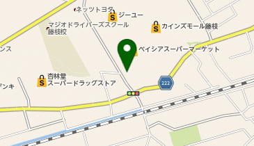 HAIR & MAKE EARTH coiffure beaute 藤枝店の地図画像