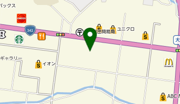 HAIR & MAKE EARTH EARTH/A 一関店の地図画像