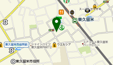 HAIR & MAKE EARTH EARTH/A 東久留米店の地図画像