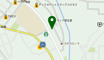 HAIR & MAKE EARTH 北九州八幡西店の地図画像