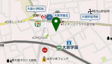 HAIR & MAKE EARTH 大泉学園店の地図画像