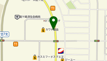 HAIR & MAKE EARTH coiffure beaute 龍ケ崎店の地図画像