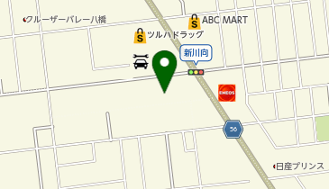 HAIR & MAKE EARTH 秋田新国道店の地図画像