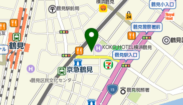HAIR & MAKE EARTH 鶴見店の地図画像