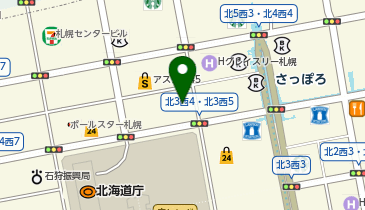 パーソルエクセルHRパートナーズ 北海道支店の地図画像