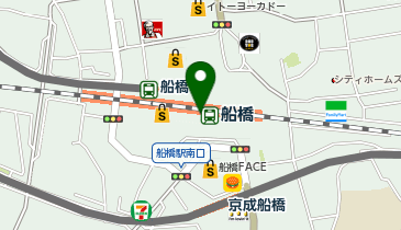 九州屋 東武船橋店の地図画像