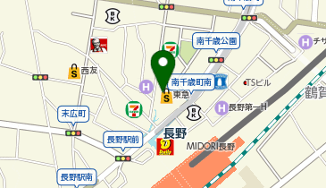九州屋 ながの東急店の地図画像