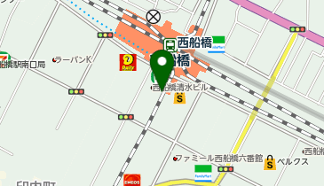 九州屋 グリーン・デリ・新鮮館 西船橋店の地図画像
