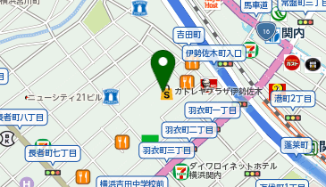 九州屋 伊勢佐木町店の地図画像