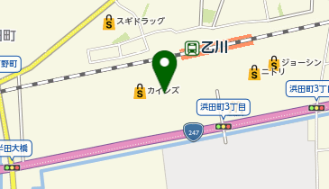 日乃屋カレー 半田店の地図画像