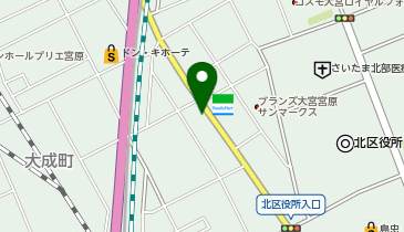 日乃屋カレー 大宮東大成店の地図画像