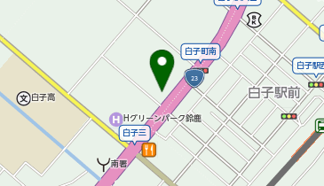日乃屋カレー 鈴鹿白子店の地図画像