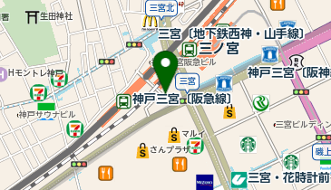 日乃屋カレー さんちか店の地図画像