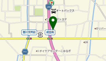 日乃屋カレー 小田原成田店の地図画像